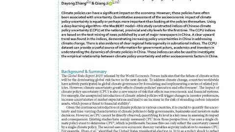 A news-based climate policy uncertainty index for China_页面_1